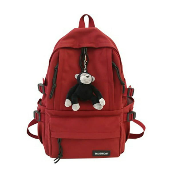 Polyester Backpack Women Fashion Large-Capacity Campus Personality Campus Bag Travel Backpack 